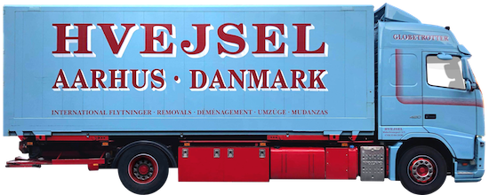 Flytning til Madrid - Hvejsel Lastbil
