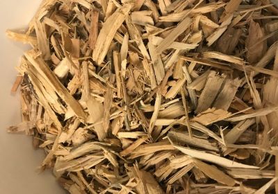 Træflis af genbrugstræ